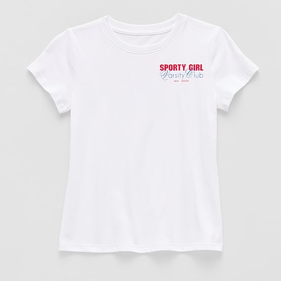 Xersion Little & Big Kid Girls Crew Neck Short Sleeve Regular Fit Graphic T-Shirt