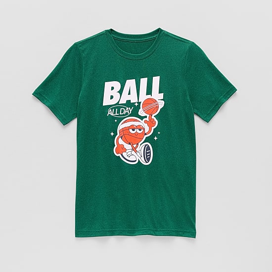 Xersion Little & Big Kid Boys Crew Neck Short Sleeve Regular Fit Graphic T-Shirt