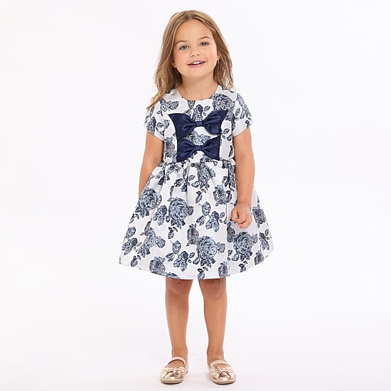 Bonnie Jean Toddler Girls Short Sleeve Cap Fit + Flare Dress