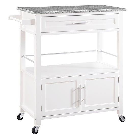 Cameron Granite-Top Kitchen Cart