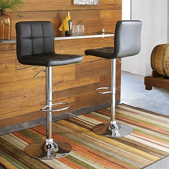 Signature Design by Ashley® Bellatier Set of 2 Adjustable Height Swivel Barstools