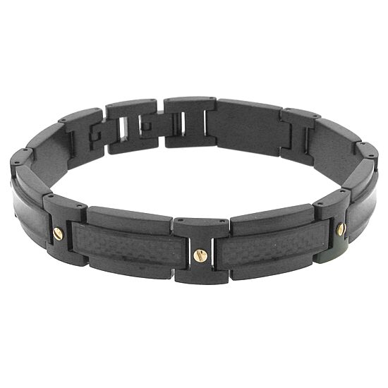 Stainless Steel 8 1/2 Inch Solid Link Bracelet