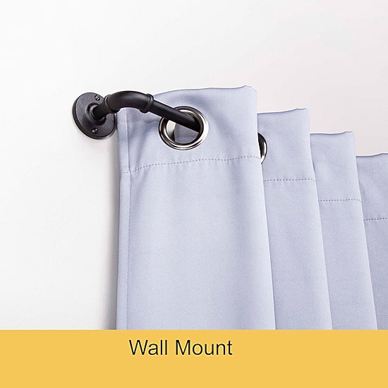 Kenney Adler Indoor/Outdoor Wrap Around 5/8 IN Adjustable Curtain Rod