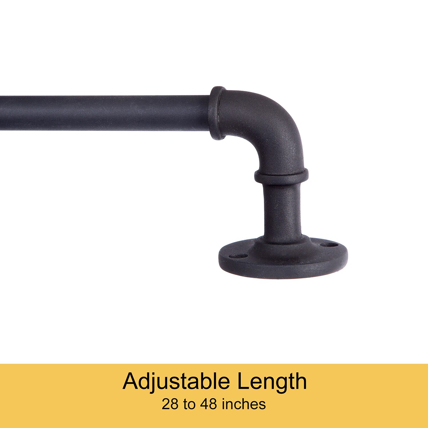Kenney Adler Indoor/Outdoor Wrap Around 5/8 Adjustable Curtain Rod