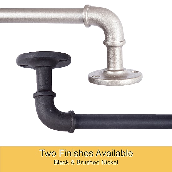 Kenney Adler Indoor/Outdoor Wrap Around 5/8 IN Adjustable Curtain Rod