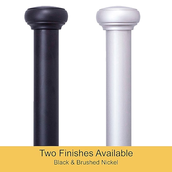 Kenney Weaver Indoor/Outdoor Rust-Resistant 1 IN Adjustable Curtain Rod