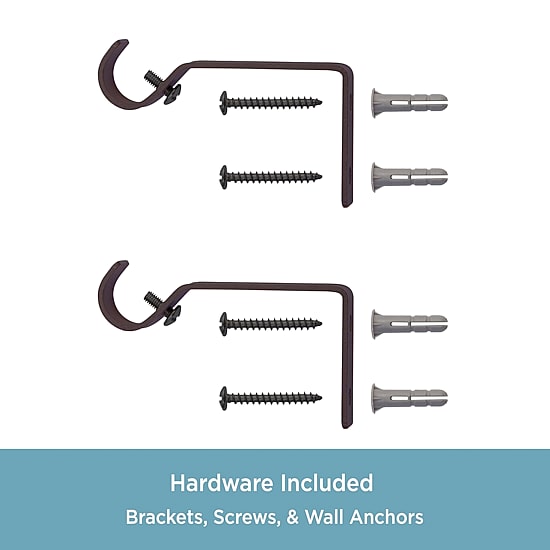 Kenney Cage 5/8 IN Adjustable Curtain Rod
