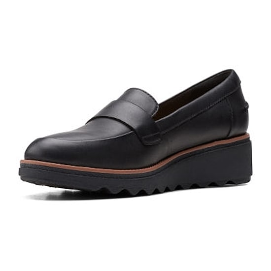 Clarks Sharon Gracie Womens Round Closed Toe Loafers