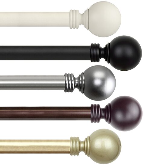 Rod Desyne Globe 1" Adjustable Curtain Rod