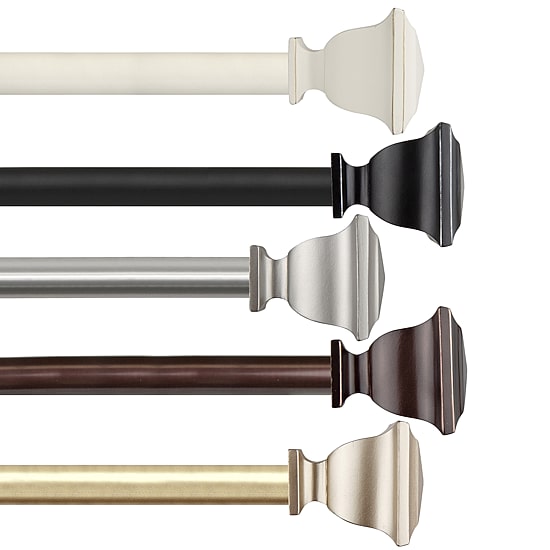 Rod Desyne Romeo 1 IN Adjustable Curtain Rod