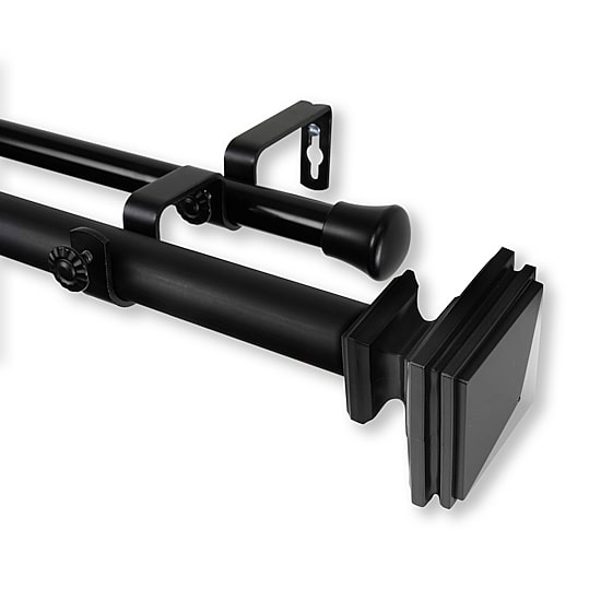 Rod Desyne Bedpost Double Curtain Rod