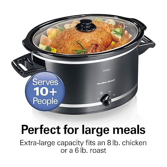 Hamilton Beach® 8-qt. Oval Slow Cooker + Lid Rest