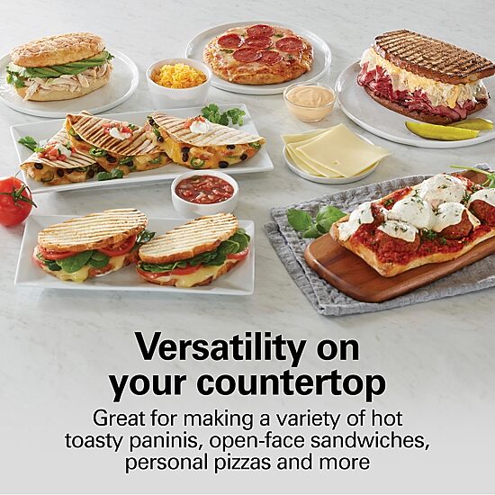 Hamilton Beach® Panini Press Gourmet Sandwich Maker