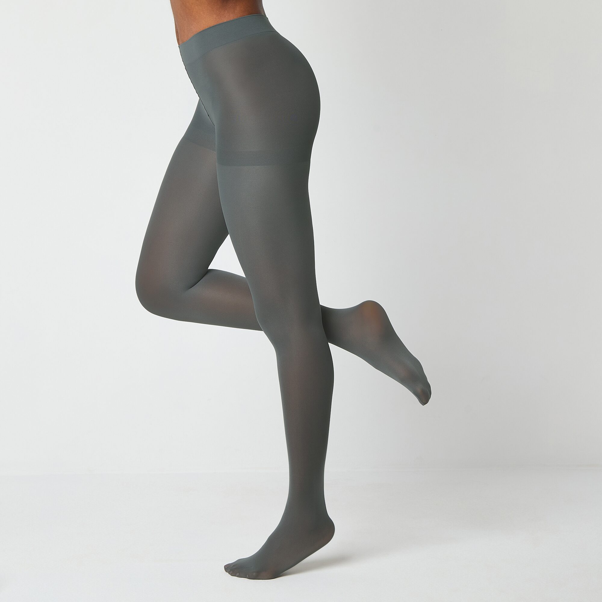 Mixit Womens Opaque Medium Support Plus Tights