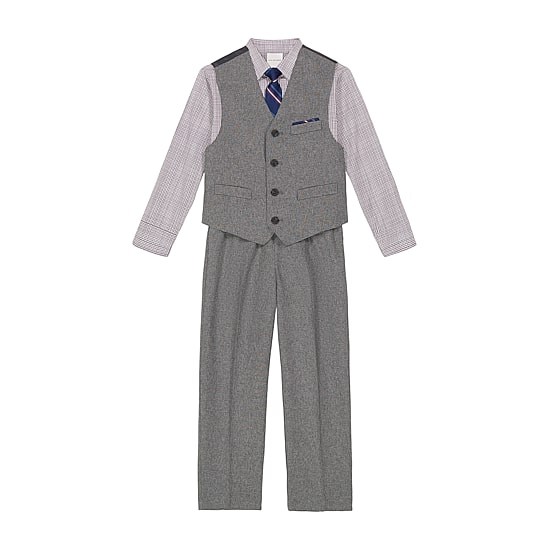 Van Heusen Little & Big Kid Boys 4-pc. Suit Set