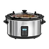 Cooks 5-Quart Programmable Latch and Travel Slow Cooker