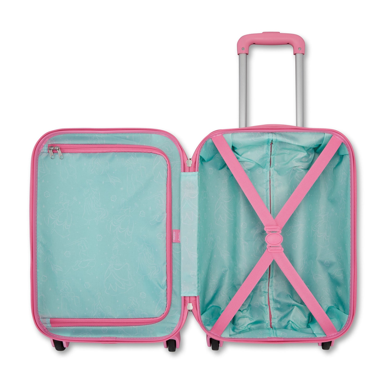American Tourister Disney Princess 18 Inch Hardside Carry-On Spinner Luggage