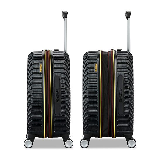 American Tourister Disney Molded Mickey Mouse 20 Inch Hardside Expandable Carry-On Spinner Luggage