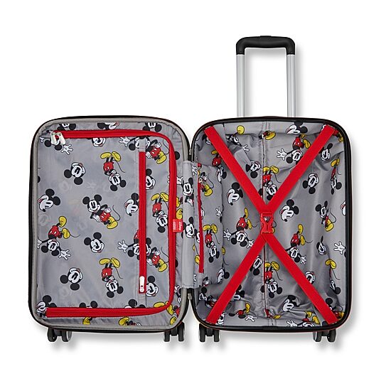 American Tourister Disney Molded Mickey Mouse 20 Inch Hardside Expandable Carry-On Spinner Luggage
