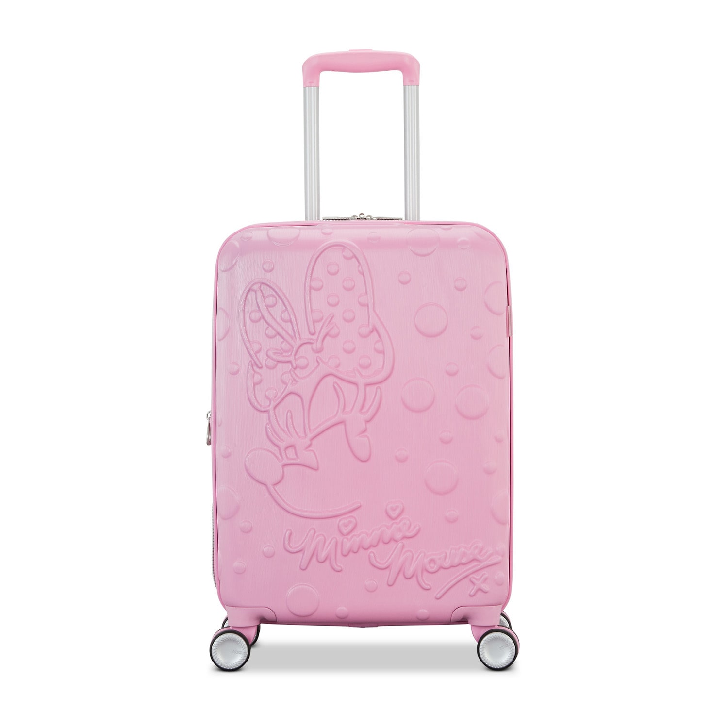American Tourister Disney Molded Minnie Mouse 20 Inch Hardside Expandable Carry-On Spinner Luggage