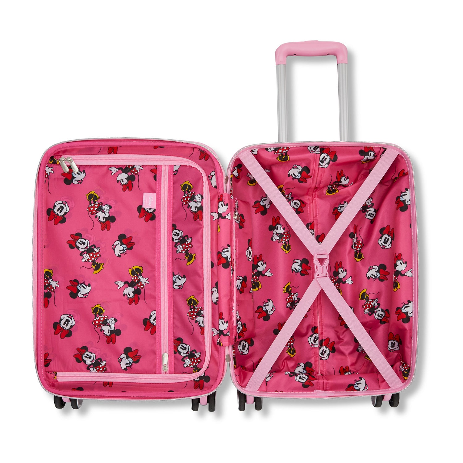 American Tourister Disney Molded Minnie Mouse 20 Inch Hardside Expandable Carry-On Spinner Luggage