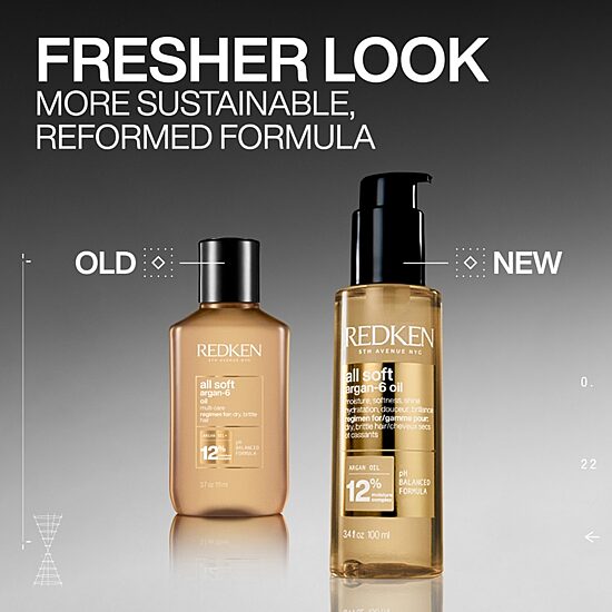 Redken All Soft Argan-6 Hair Oil 3.4 oz.