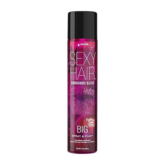 Sexy Hair Spray & Play Limited Edition-Burgundy Bliss Hair Spray 10 oz.