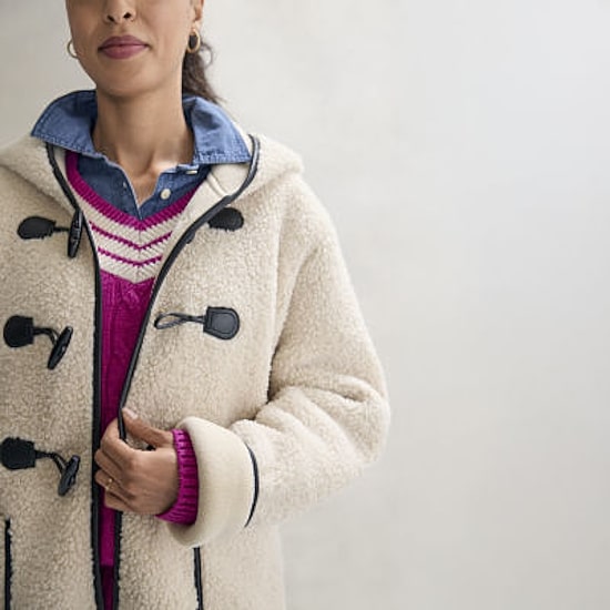 St. John's Bay Womens Midweight Teddy Coat