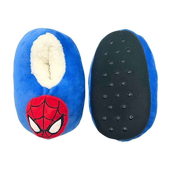 Disney Collection Toddler Boys Spiderman Slip-On Slippers