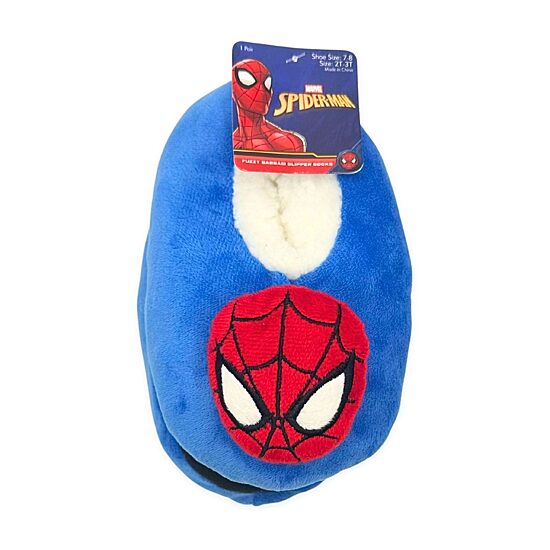 Disney Collection Toddler Boys Spiderman Slip-On Slippers
