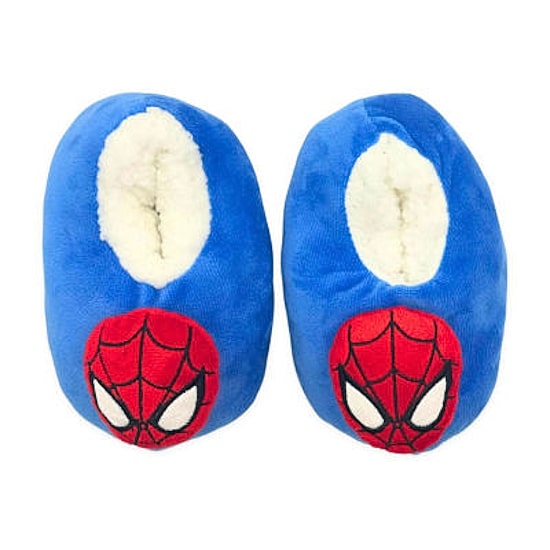 Disney Collection Toddler Boys Spiderman Slip-On Slippers