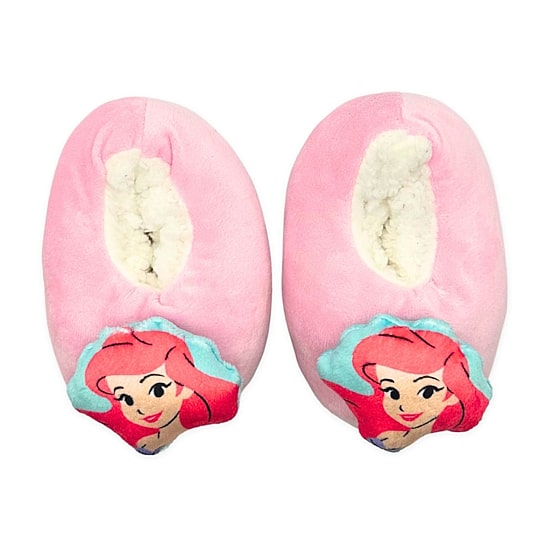 Disney Collection Toddler Girls Ariel Princess Slip-On Slippers