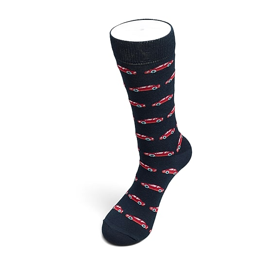 Happy Socks LITE Cars Mens 1 Pair Crew Socks