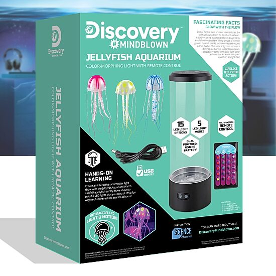 Discovery™ #Mindblown Jellyfish Aquarium Lamp