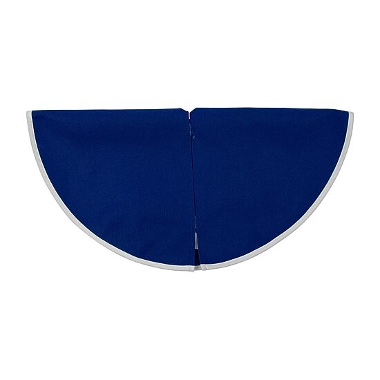 20'' Blue and White Embroidered Snowman Mini Christmas Tree Skirt