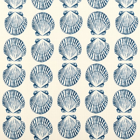 No 918 Sandbar Tonal Seashell Print 2-pc. Rod Pocket Window Tier