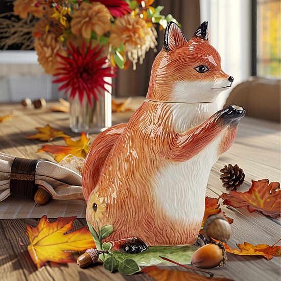 Certified International Woodland Critters 3D Teapot
