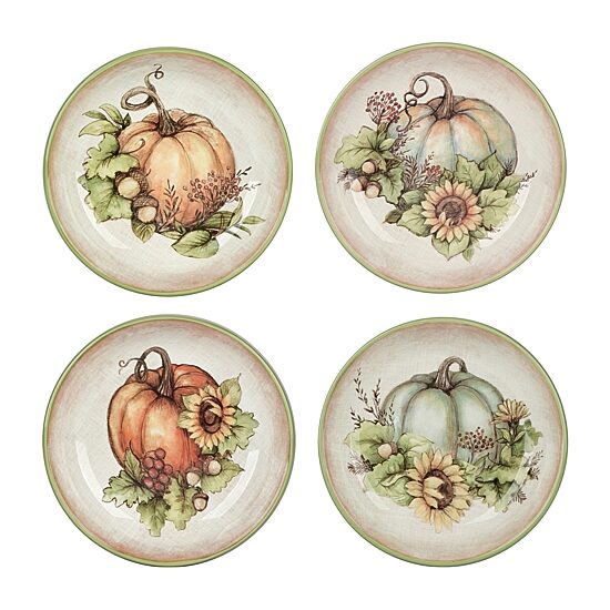 Certified International Autumn Breeze 4-pc. Earthenware Soup Bowl
