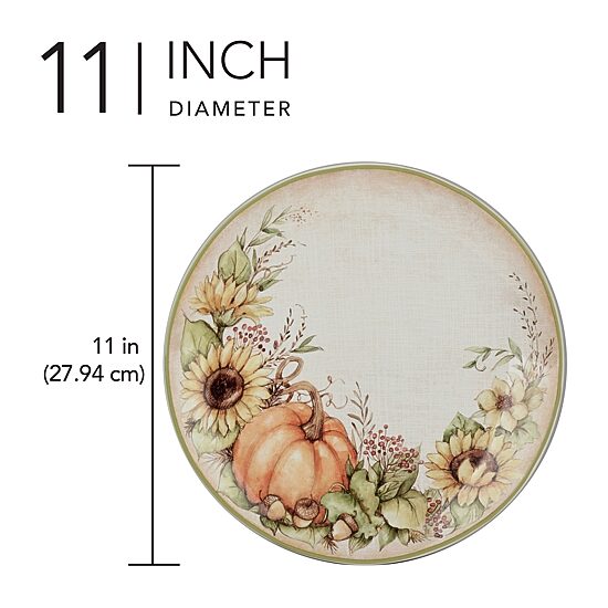 Certified International Autumn Breeze 4-pc. Earthenware Dinner Plate