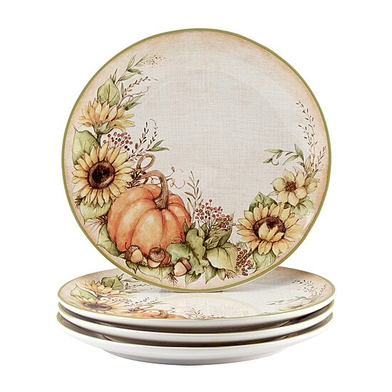 Certified International Autumn Breeze 4-pc. Earthenware Dinner Plate