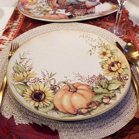 Certified International Autumn Breeze 4-pc. Earthenware Dinner Plate