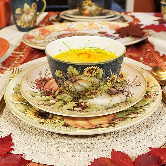 Certified International Autumn Breeze 4-pc. Earthenware Dinner Plate