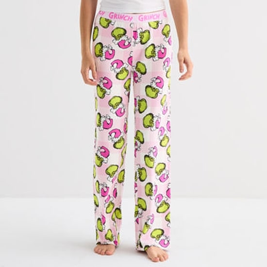 Disney Mjc Womens Grinch Pajama Pants