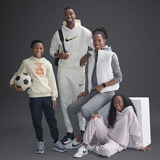 Nike Club Big Kid Girls Long Sleeve Fleece Active Hoodie