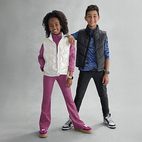Xersion Little & Big Kid Boys Heavyweight Puffer Vest