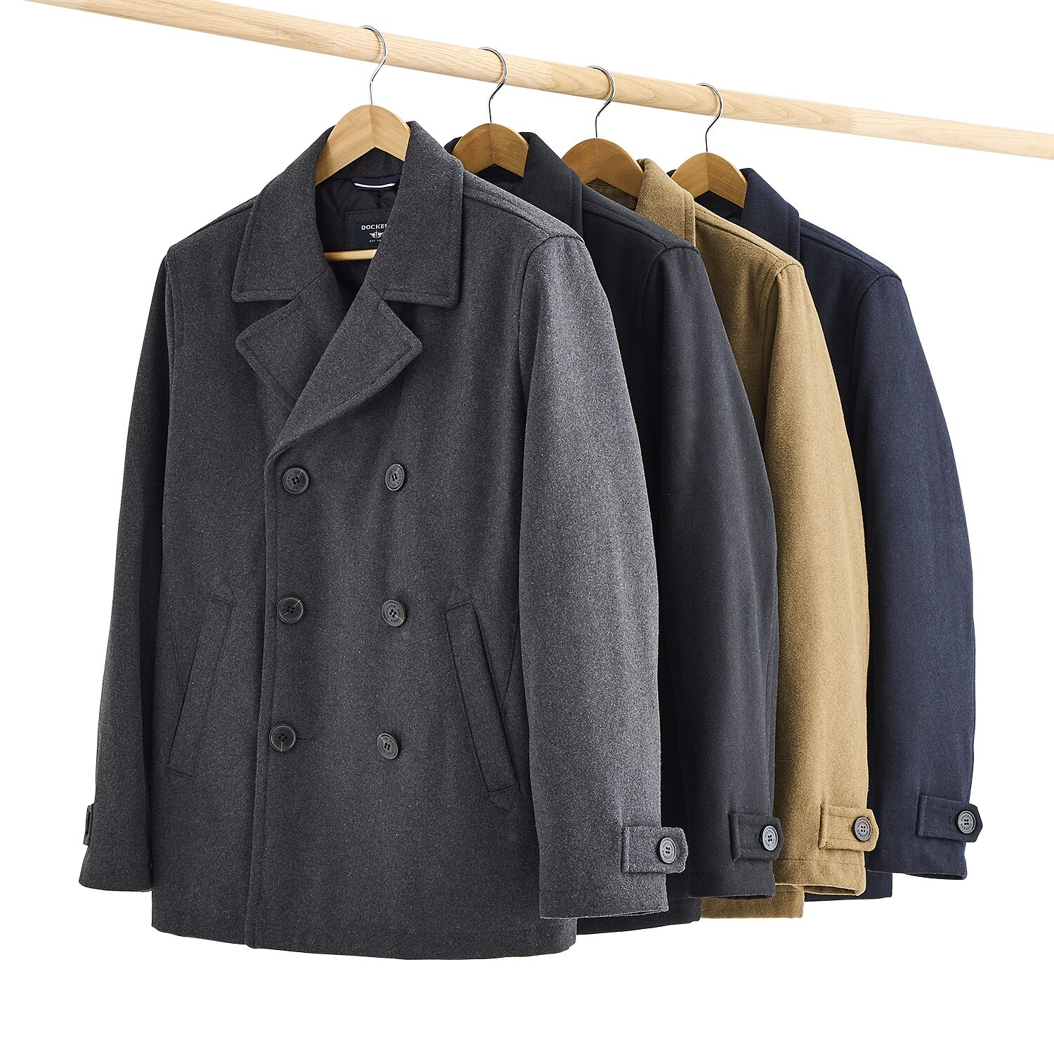 Dockers Mens Midweight Peacoat