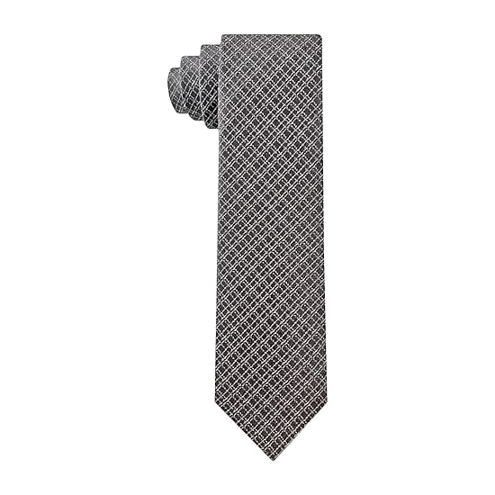 Van Heusen Everyday Defense Stain Shield Grid Tie