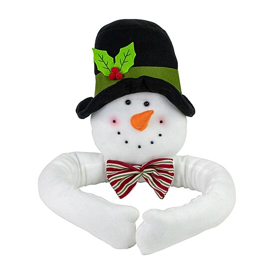 Northlight 25" Plush Snowman Unlit Christmas Tree Topper