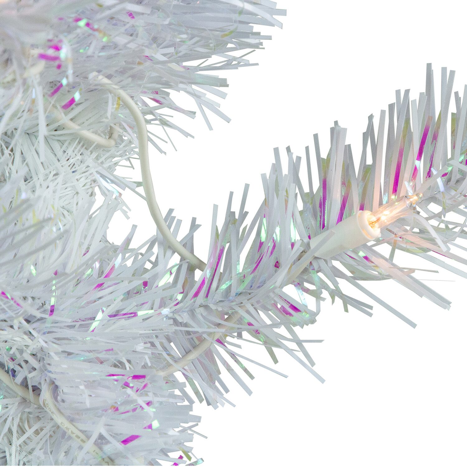 Northlight Rockport White Artificial Clear Lights 3 Foot Pre-Lit Pine Christmas Tree