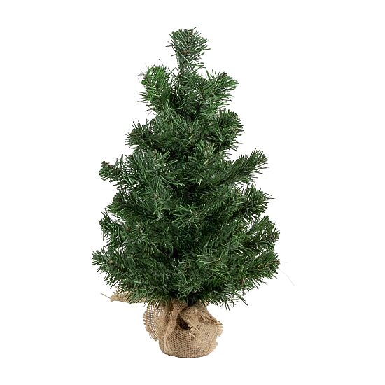 Northlight Potted Mini Medium Artificial Unlit 1 1/2 Feet Pine Christmas Tree